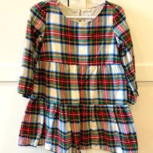GAP Holiday Plaid Flannel Dress